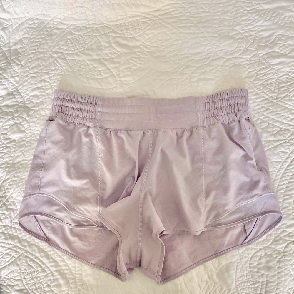 Lululemon Hotty Hot High Rise Shorts Lavender Dew